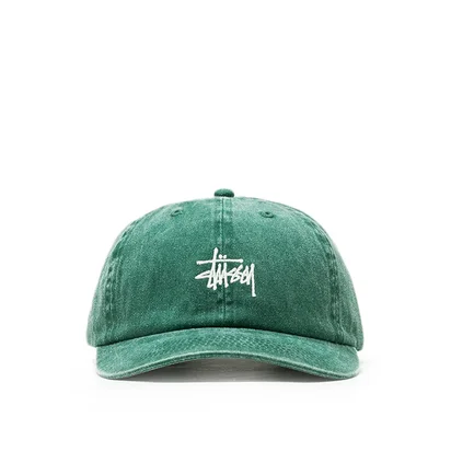 Stüssy Washed Stock Low Pro Cap (Grün)