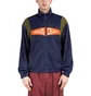 Brain Dead Alonzo Paneled Rib Track Jacket (Navy / Grün)