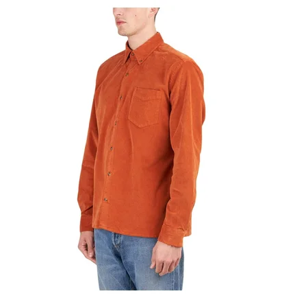 Edmmond Studios Microcord Shirt (Orange)