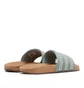 adidas Adilette (Silber / Mint / Braun)