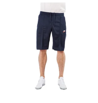 Nike NSW Taped Poly Shorts (Dunkelblau / Weiß)