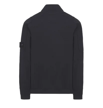 Stone Island Knit Cardigan 'Ghost Piece' (Navy Blau)