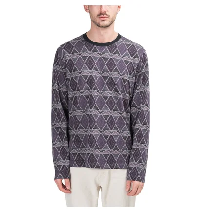 Stüssy Cuzco Longsleeve (Lila / Schwarz)