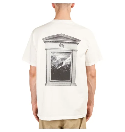 Stüssy Surf Tomb Pigment Dyed Tee (Weiss)