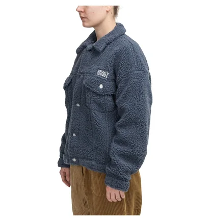 Stüssy WMNS Taryn Sherpa Trucker Jacket (Blau)
