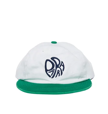 by Parra Circle Tweak Logo 6-Panel Hat (Weiß / Grün)