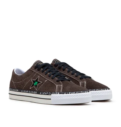 Converse x Patta Four-Leaf Clover One Star Pro Low Top (Braun / Weiß)