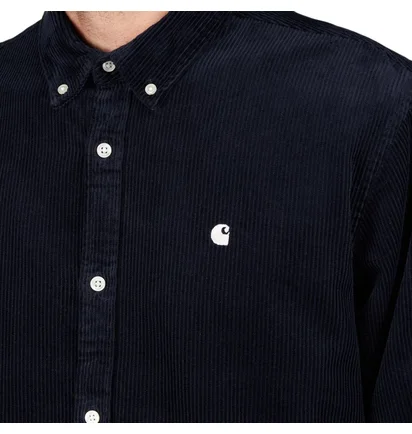 Carhartt WIP L/S Madison Cord Shirt (Blau)