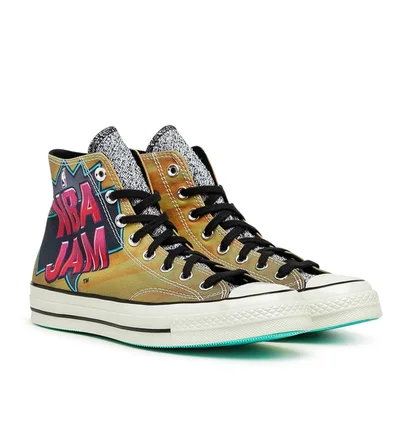 Converse x NBA Jam Chuck 70 Hi (Braun / Rot)