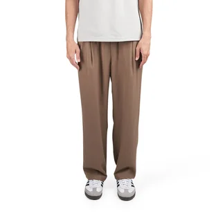 Dime Pleated Twill Pants (Braun)