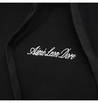 Aimé Leon Dore Logo Hoodie (Schwarz)