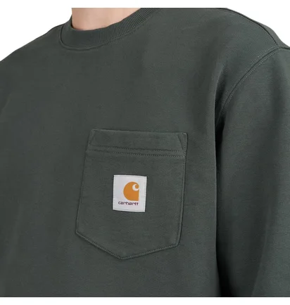 Carhartt WIP Pocket Sweatshirt (Schierling Grün)
