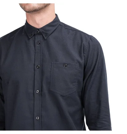 Norse Projects Anton Brushed Flannel (Dark Navy)