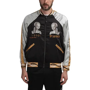 P.A.M. Team Work Reversible Satin Jacket (Schwarz / Grau)