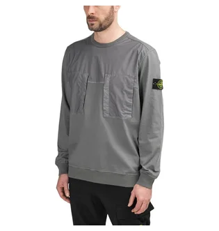 Stone Island Nylon Front Sweatshirt (Anthrazit)