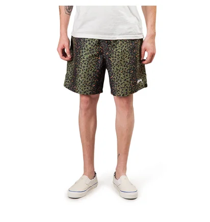 Stüssy Leopard Water Short (Olive)