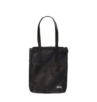Stüssy Light Weight Travel Tote Bag (Schwarz)
