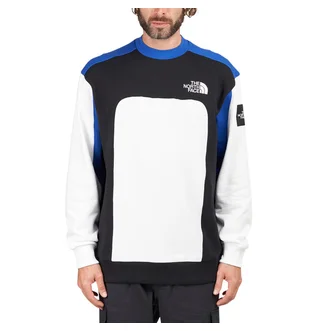 The North Face BB Cut & Sew Crew (Weiß / Blau / Schwarz)