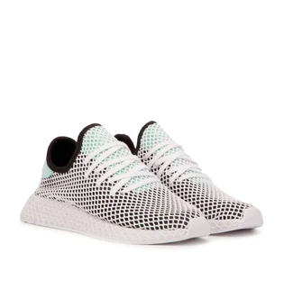 adidas Deerupt Runner (Schwarz / Weiß / Mint)