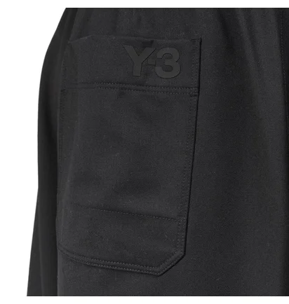 adidas Y-3 Classic Refined Wool Stretch Tailored Shorts (Schwarz)