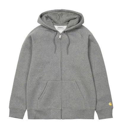Carhartt WIP Hooded Chase Jacket (Dunkelgrau)