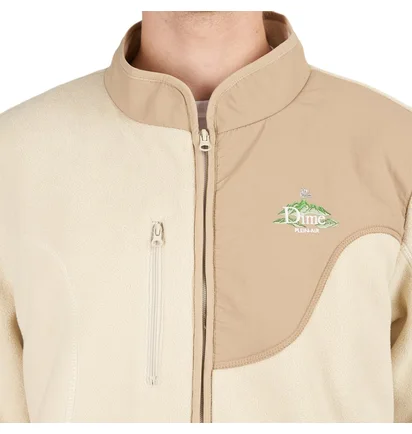 Dime Plein-Air Polar Fleece Jacket (Creme)