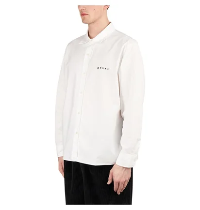Edwin Big Ox-Shirt Longsleeve (Weiss)