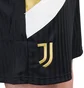 adidas Juventus Icon Shorts (Schwarz / Weiß / Gold)