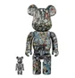 Medicom 100% + 400% Jackson Pollock Version 2 Be@rbrick Toy (Multi)