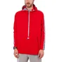 Nike NSW Taped Half Zip Hooded Poly (Rot / Weiß)