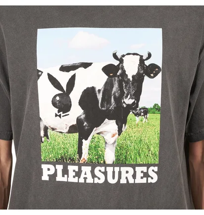 Pleasures x Playboy Moo T-Shirt (Grau)