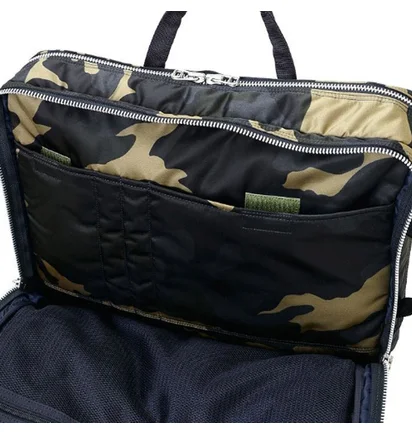 Porter by Yoshida Counter Shade 3way Briefcase (Woodland Khaki)