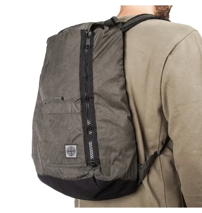 Stone Island GD Compact Nylon Backpack (Olive)