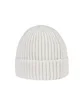 Stone Island Ribbed Beanie (Weiß)