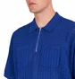 Obey Grant Quater Zip Sweater (Blau)
