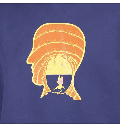 Brain Dead Tongue Demon Hoodie (Navy)