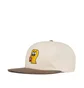 Brain Dead Duck Face 6 Panel Hat (Beige)
