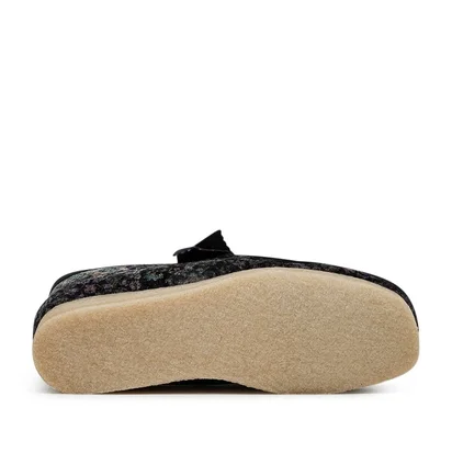 Clarks Originals Wallabee Boot Navy Velvet (Navy)