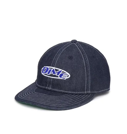 Dime Contrast Denim Cap (Navy)