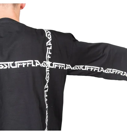 Flagstuff 'Big Line' L/S Tee (Schwarz)