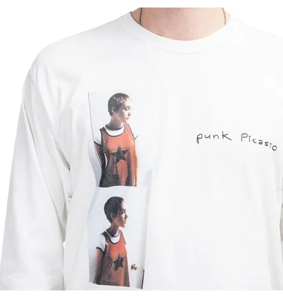 Flagstuff x Larry Clark Longsleeve (Weiß)