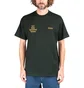 Carhartt WIP Shortsleeve Letterman T-Shirt (Dunkelgrün / Gelb)