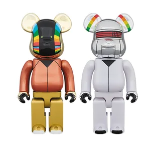 Medicom 400% Daftpunk Be@rbrick Toy (Black / Gold)