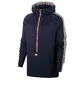Nike NSW Taped Half Zip Hooded Poly (Dunkelblau / Weiß)