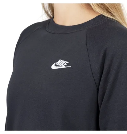 Nike WMNS Sportswear Essential Fleece Shirt (Schwarz)