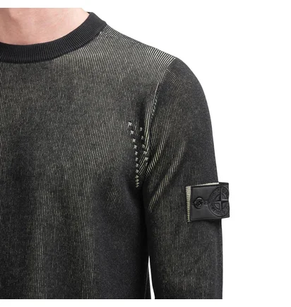 Stone Island Shadow Project Two Colour Crewneck (Schwarz)