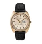 Timex Archive Q Timex 1975 Reissue Day-Date 38mm Leather Strap (Gold / Schwarz)