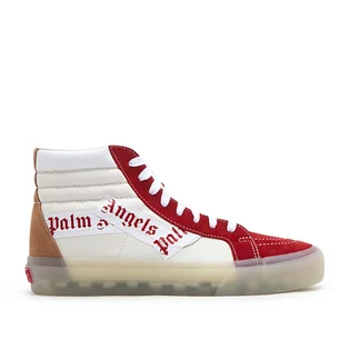 Vans Vault x Palm Angels Sk8-Hi Reissue (Weiß / Rot)