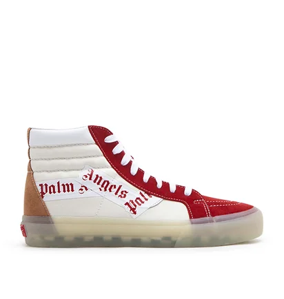 Vans Vault x Palm Angels Sk8-Hi Reissue (Weiß / Rot)