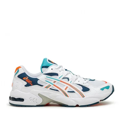 Asics Sportstyle Gel-Kayano 5 OG (Weiß / Türkis / Orange)